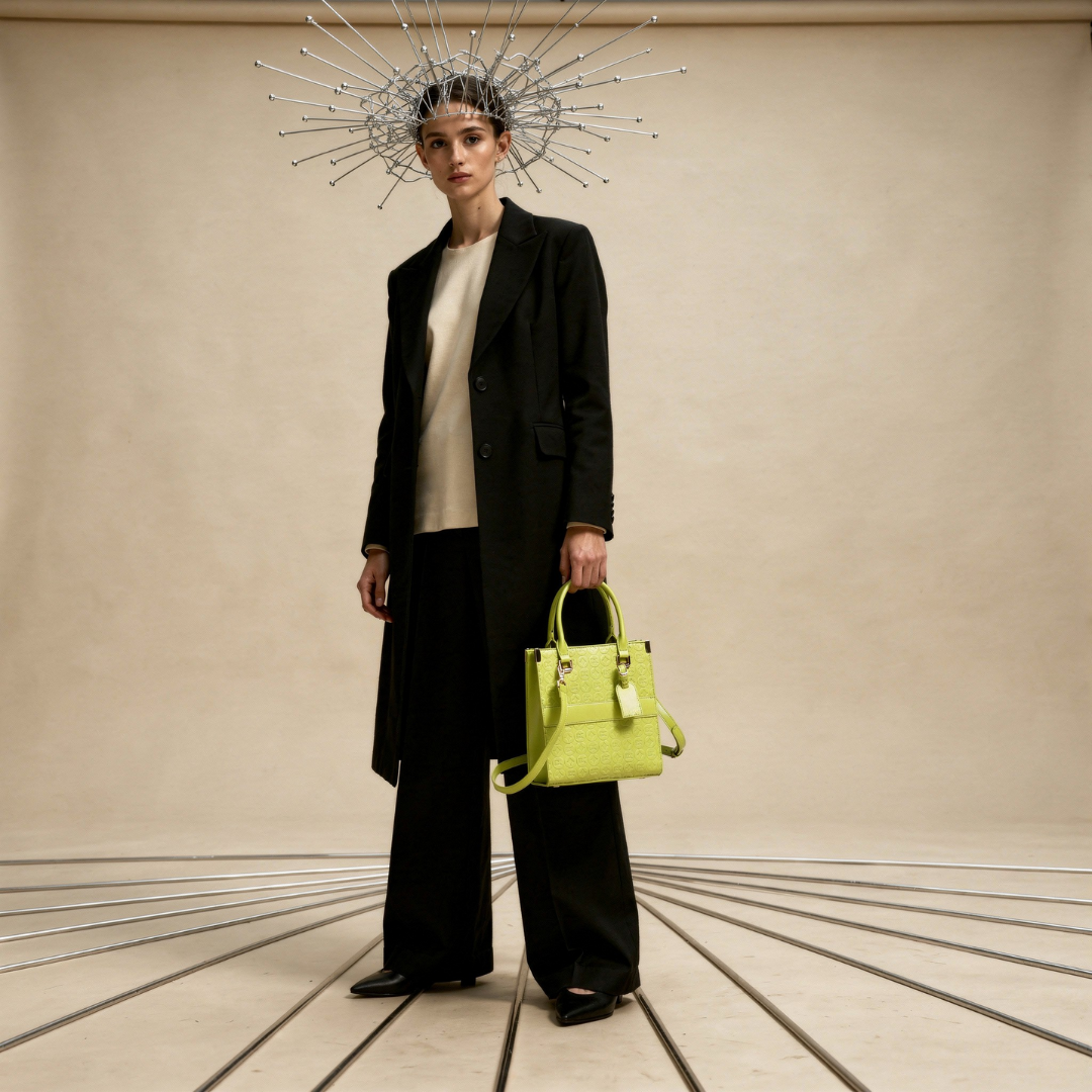 EMPORIO LARGE Green TOTE BAG