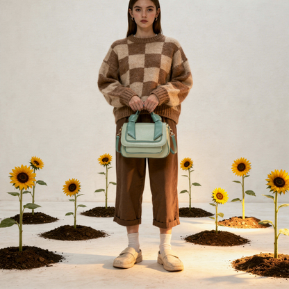 EMPORIO Green SATCHEL BAG