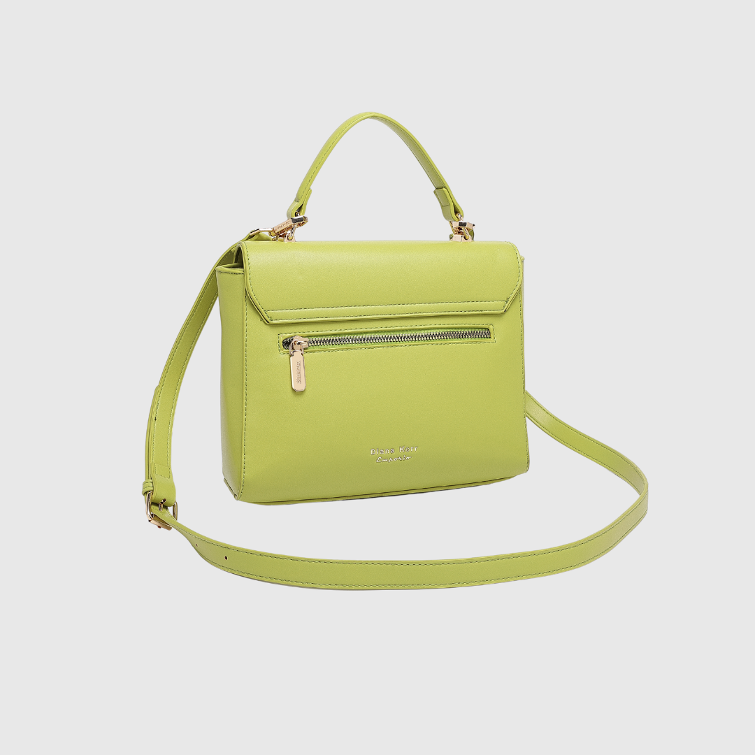 EMPORIO MESSENGER B PARROT GREEN HANDBAG