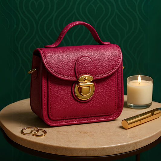 Trendy Red Mini Sling Bag for Women