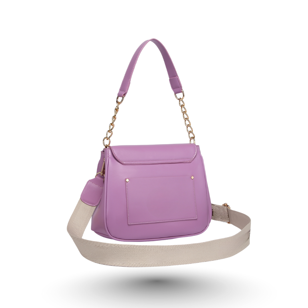 EMPORIO Purple SHOULDER BAG