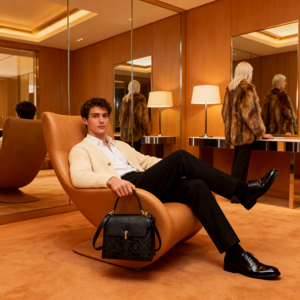 EMPORIO MESSENGER B Black HANDBAG